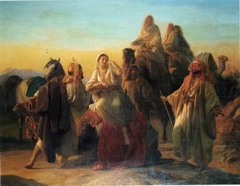 Arab or Arabic people and life. Orientalism oil paintings  443, unknow artist